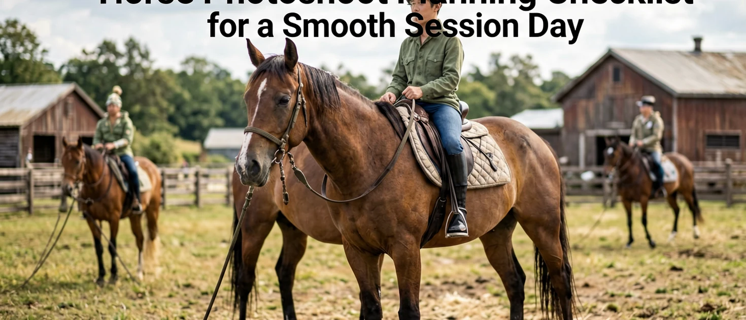 Horse Photoshoot Planning Checklist for a Smooth Session Day
