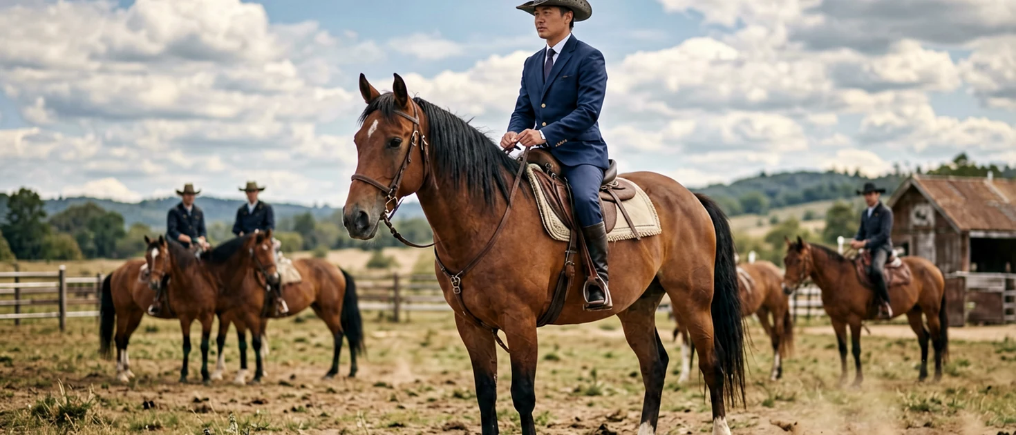 How to Use Focal Length for Horse Photos With Big Skies